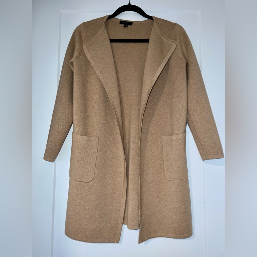 J.CREW Juliette Collarless Sweater Blazer - XXS